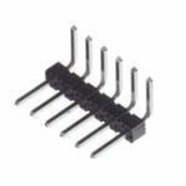 Fci Board Connector, 6 Contact(S), 1 Row(S), Male, Right Angle, 0.1 Inch Pitch, Solder Terminal,  77315-402-06LF